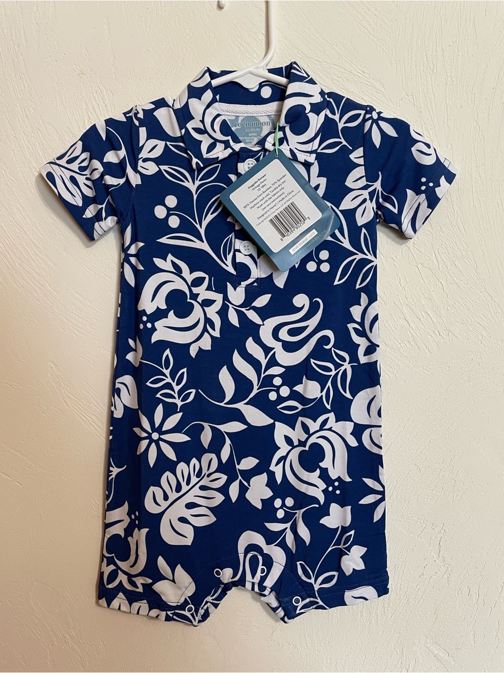 Coco Moon vintage pareo romper sz 12-18 months